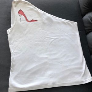 DKNY one shoulder top